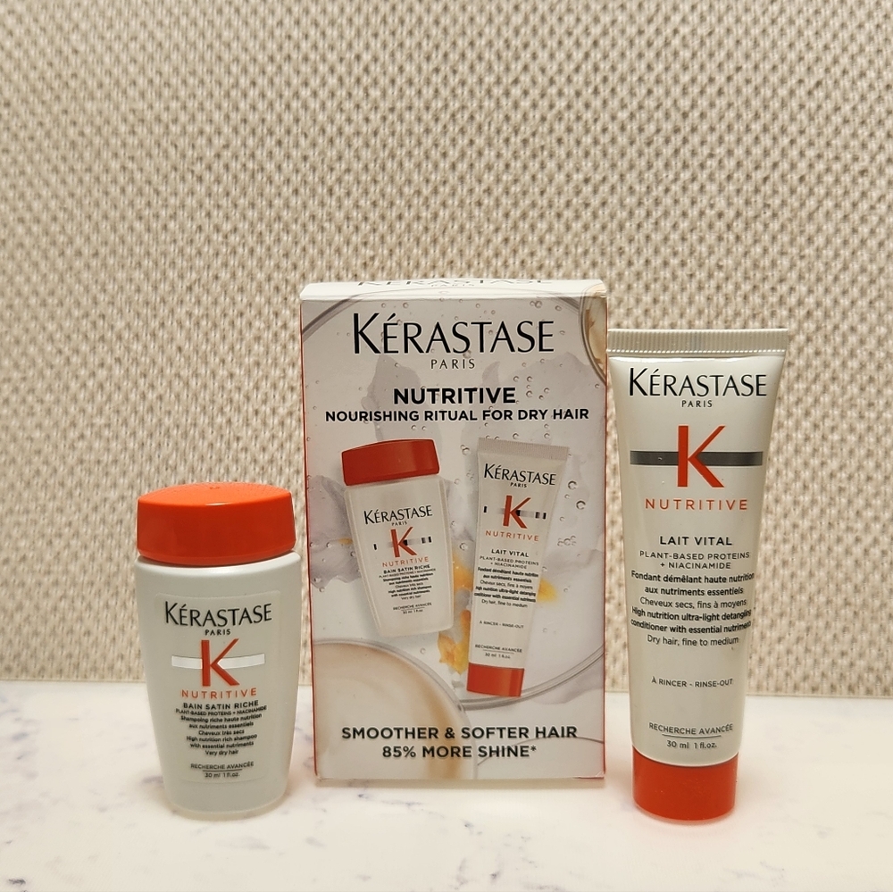 Kerastase Paris Nutritive Nourishing Ritual For Dry Hair Shampoo & Conditioner
